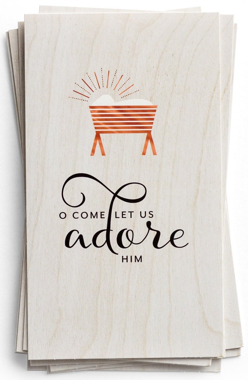 DaySpring - Little Inspirations - O Come Let Us Adore Him - 16 Christmas Boxed Cards, KJV (10369) - Image 4